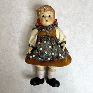 Vintage Bisque Porcelain Alpine Girl Doll Figurine